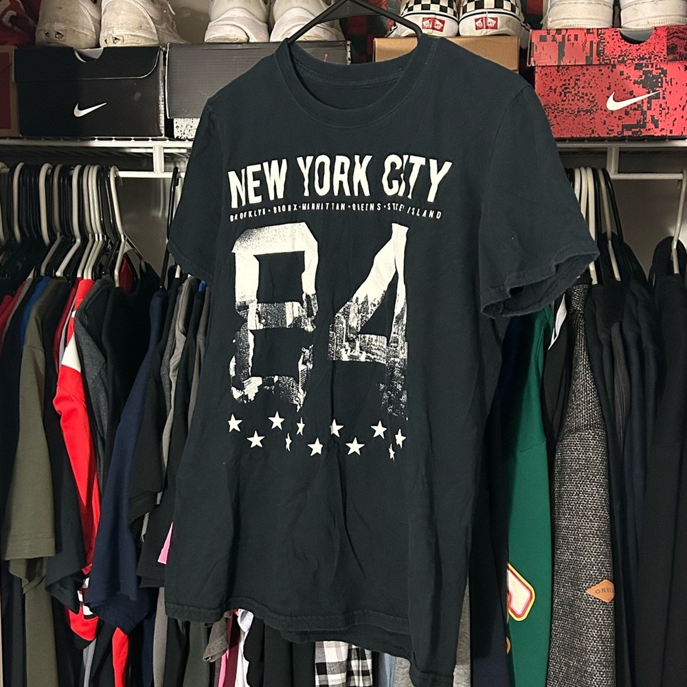 Black New York City (NYC) T-shirt